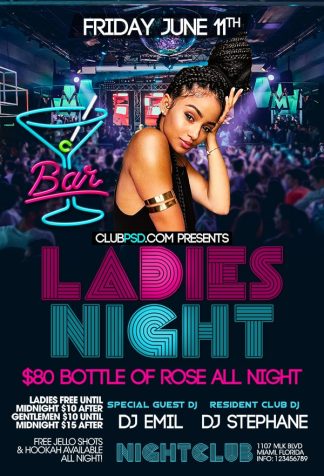 Ladies Night Party ladies night party Event flyers
