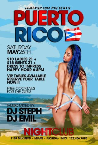 Puerto Rico Bash puerto rico bash Community flyers