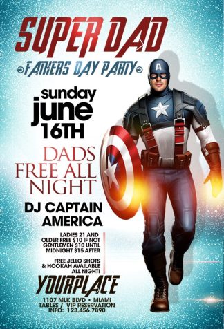 Super Dad super dad Seasonal flyers