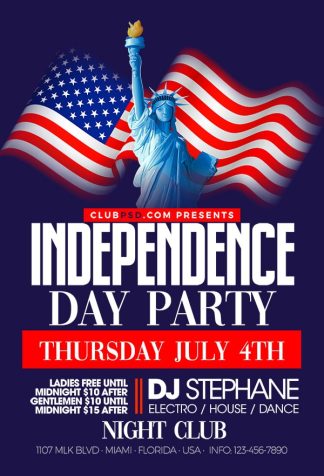 Independence Day Weekend independence day weekend Seasonal flyers