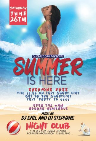 Summer And Sea summer and sea Seasonal flyers