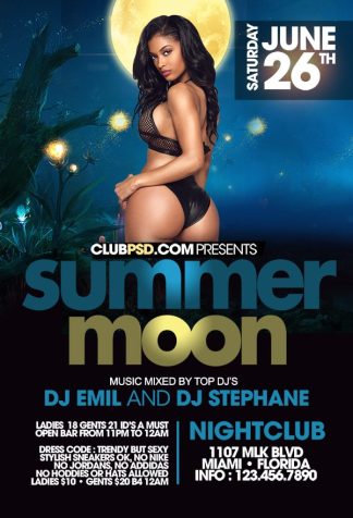 Summer Moon summer moon Seasonal flyers