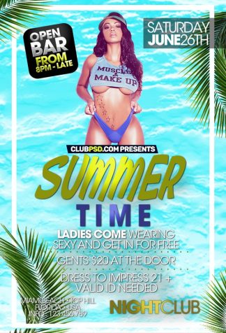 Summer Night Club summer night club Seasonal flyers