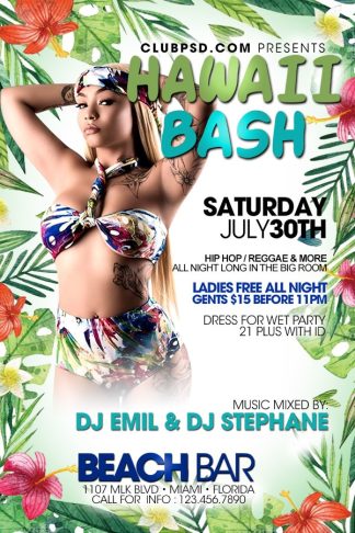 Hawaii Bash hawaii bash Community flyers