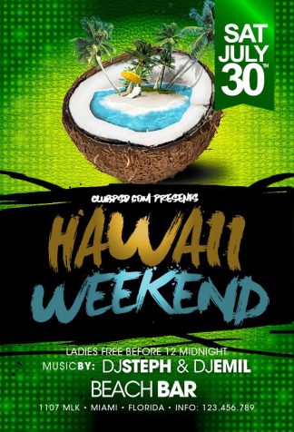 Hawaii Nights hawaii nights Community flyers