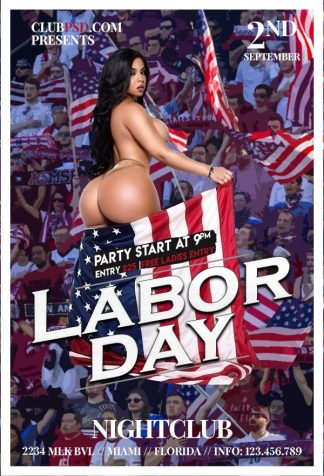 Hot Labor Day Party hot labor day party Seasonal flyers