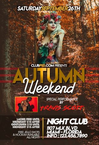 Queen Autumn queen autumn Seasonal flyers