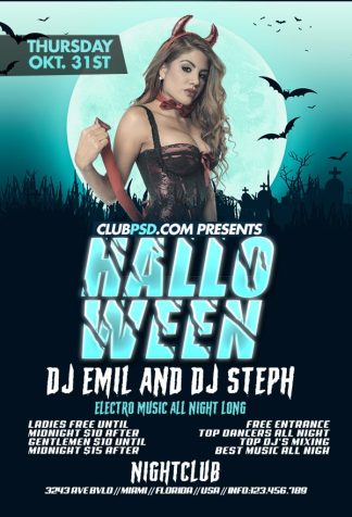 Halloween Hot Party halloween hot party Seasonal flyers