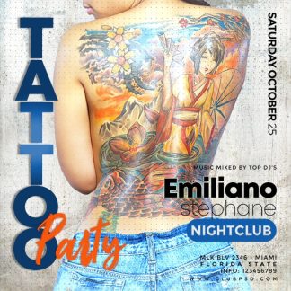 Hot Tattoo hot tattoo Event flyers