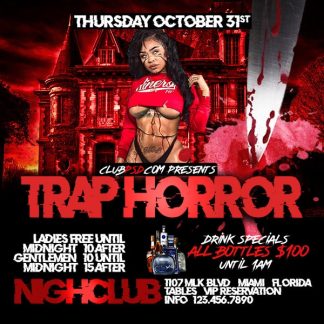 Trap Horror trap horror Seasonal flyers