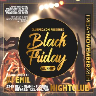 Black Friday Nights black friday nights Seasonal flyers
