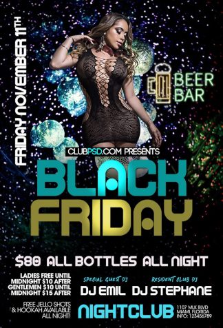 Black Friday Party Weekend black friday party weekend Seasonal flyers
