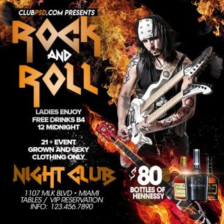 Rock And Roll Club rock and roll club Music flyers