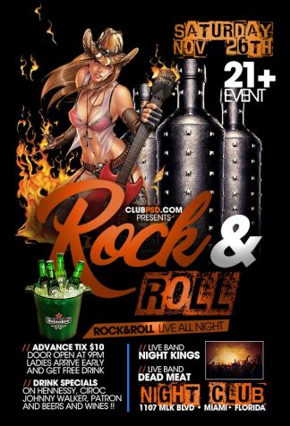 Rock And Roll Party rock and roll party Music flyers