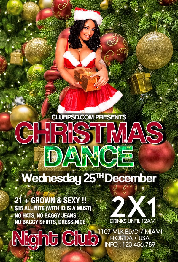 Christmas Tree Night christmas tree night Seasonal flyers