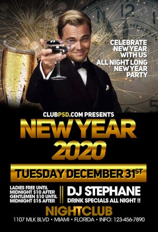 Happy New Year Night happy new year night Seasonal flyers