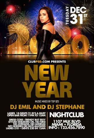 Sexy New Year sexy new year Seasonal flyers