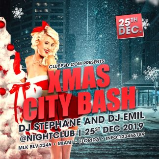 Xmas City Bash xmas city bash Seasonal flyers