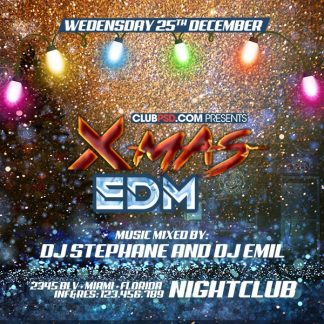 Xmas Edm Party xmas edm party Seasonal flyers