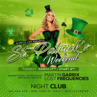 Saint Patrick Nightclub Party saint patrick nightclub party Seasonal flyers
