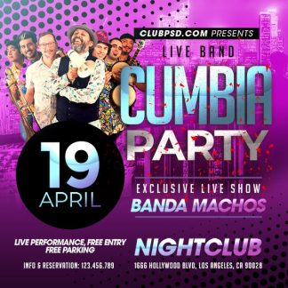 Cumbia Party cumbia party Community flyers