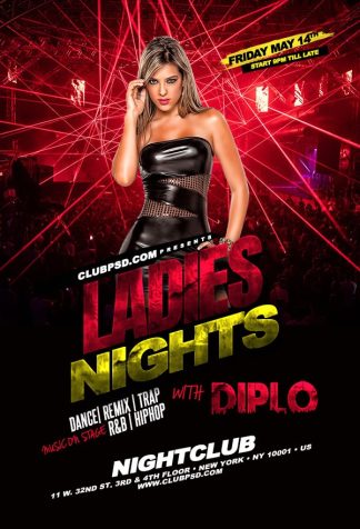 Sexy Ladies Party Night sexy ladies party night Event flyers