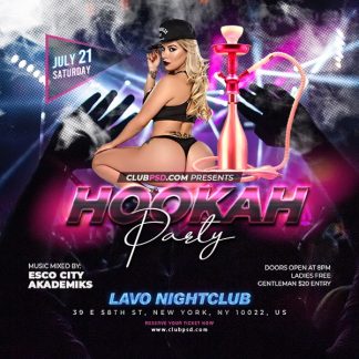 Hookah Nightclub Party Flyer hookah nightclub party flyer Event flyers