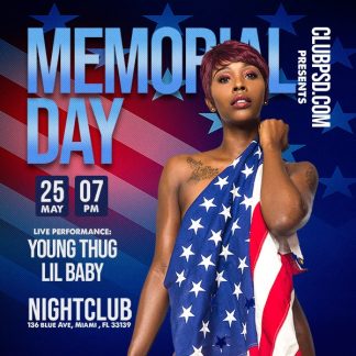 Memorial Day Party Flyer memorial day party flyer Seasonal flyers