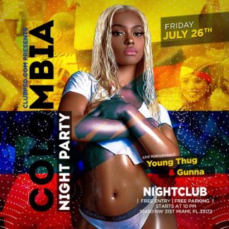 Colombia Night Party colombia night party Community flyers