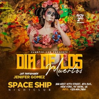 Dia De Los Muertos Nightclub Party dia de los muertos nightclub party Seasonal flyers