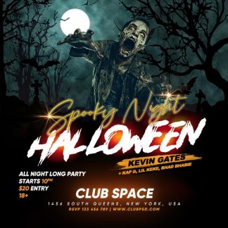 Spooky Night Halloween Party spooky night halloween party Seasonal flyers
