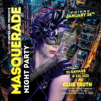 Masquerade Nightclub Party masquerade nightclub party Templates flyer