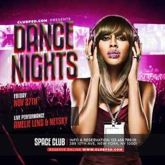 Nightclub Dance Party nightclub dance party Music flyers