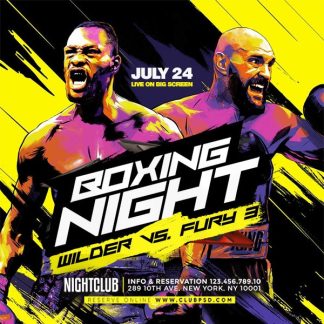 Wilder Vs Fury wilder vs fury Event flyers