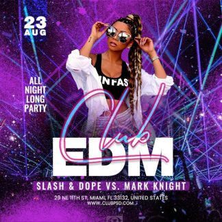 Edm Nightclub Party edm nightclub party Music flyers