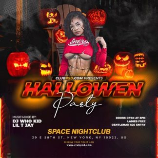 Nightclub Halloween Party nightclub halloween party Seasonal flyers