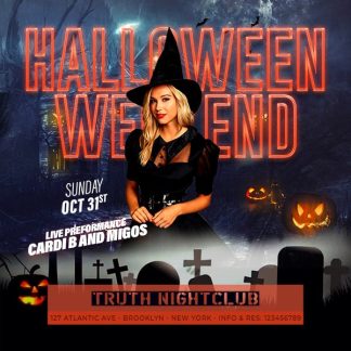 Halloween Night Party Club halloween night party club Seasonal flyers