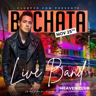 Bachata Live Band Party bachata live band party Music flyers