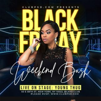 Black Friday Party Event black friday party event Seasonal flyers