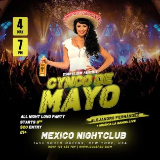 Cinco De Mayo Mexican Party cinco de mayo mexican party Community flyers