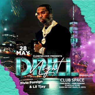 Hip Hop Nightclub Party hip hop nightclub party Music flyers