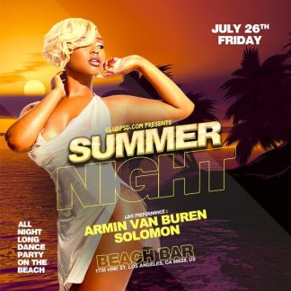 Hot Summer Nightclub Party hot summer nightclub party Seasonal flyers