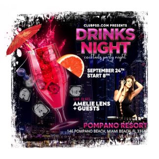 Hot Drinks Nightclub Party hot drinks nightclub party Event flyers