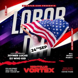 Sexy Labor Day Nightclub Party sexy labor day nightclub party Seasonal flyers