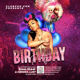 Happy Birthday Club Party happy birthday club party Event flyers