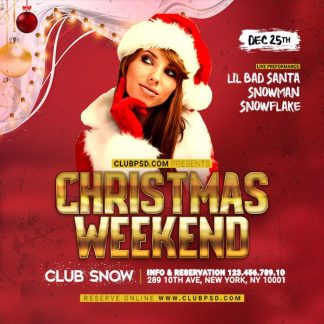 Sexy Christmas Weekend Party sexy christmas weekend party Seasonal flyers