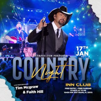 Country Music Night country music night Event flyers