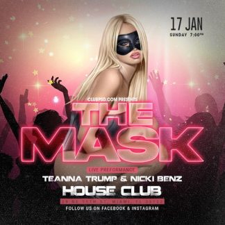 Mask Nightclub Party mask nightclub party Event flyers