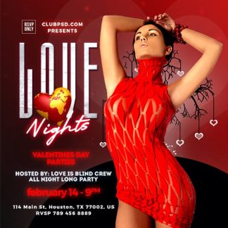 Valentines Day Sexy Nights valentines day sexy nights Seasonal flyers