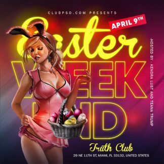 Sexy Bunny Easter Party sexy bunny easter party Seasonal flyers